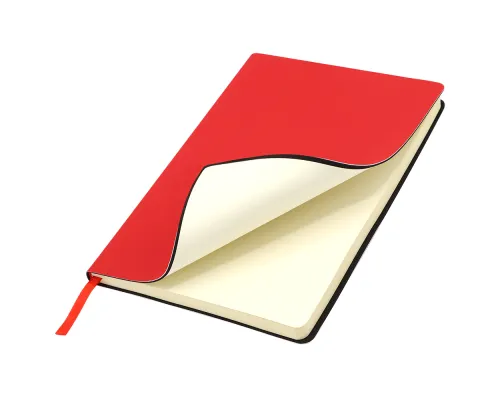 Ежедневник A5 недатированный Simflex в мягком переплёте, красный Ежедневник A5 недатированный Simflex в мягком переплёте, красный