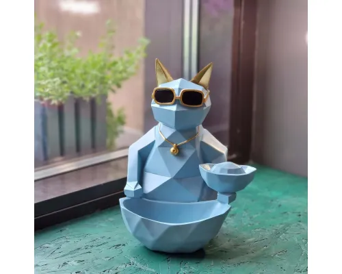 Статуэтка хранитель Кот фантазер, небесный