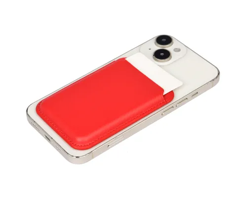 Магнитный держатель карт на телефоне WASAT, красный