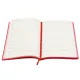 Ежедневник A5 недатированный Dante в мягком переплёте софт-тач, красный