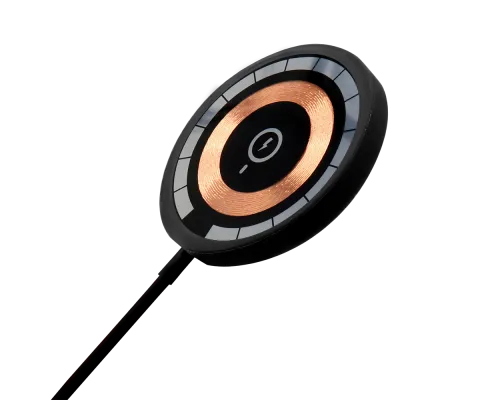 Беспроводное магнитное зарядное устройство Aphia 15W To Go, черный/черный