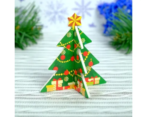 Конструктор фигурки"Сани Деда мороза" 3Д   3564572