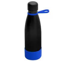 Термобутылка герметичная вакуумная Olivia To Go, чёрный/синий