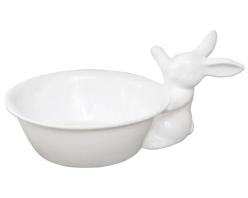 Мисочка с кроликом, 500 мл, Белый