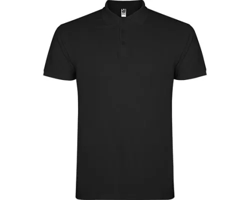 Футболка поло STAR мужская, ЧЕРНЫЙ S