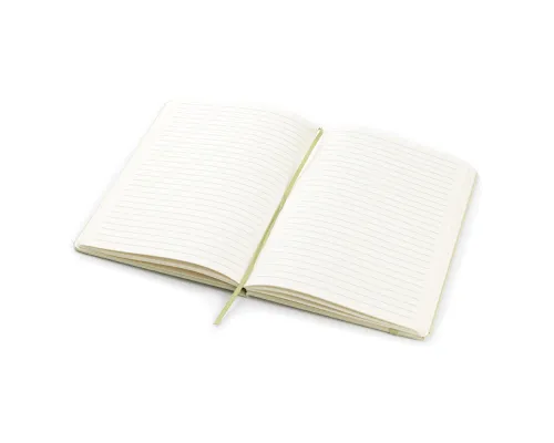 Блокнот из растительного сырья Tutti Frutti в твёрдом переплёте, киви