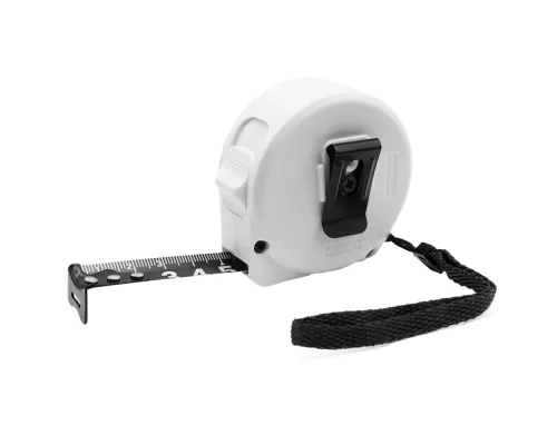 Рулетка Shadow 5м, белая