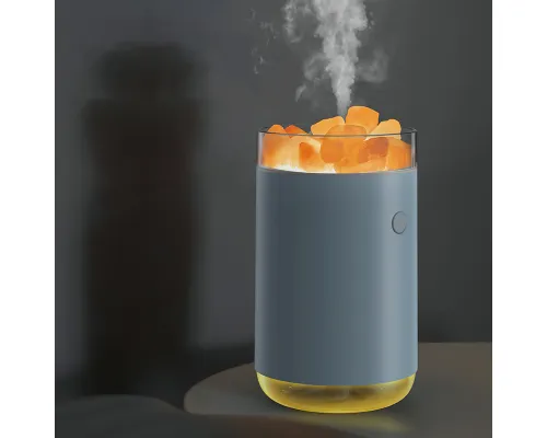 Соляная, светодиодная USB лампа-увлажнитель Aura, белый