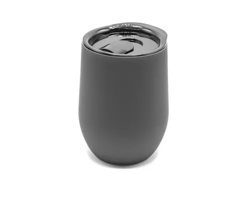 Термокружка с двойной стенкой SOFTO софт-тач, серая