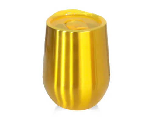 Термокружка с двойной стенкой Coffixx, желтая