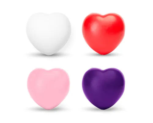 Сердечко антистресс BIKU, Розовый