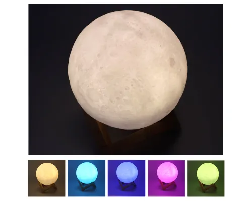 Беспроводная колонка-светильник Moonlight, белая