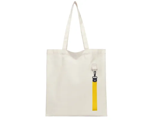 Сумка для покупок LUMISSA 325 г/м² с ремувкой, натуральный/жёлтый