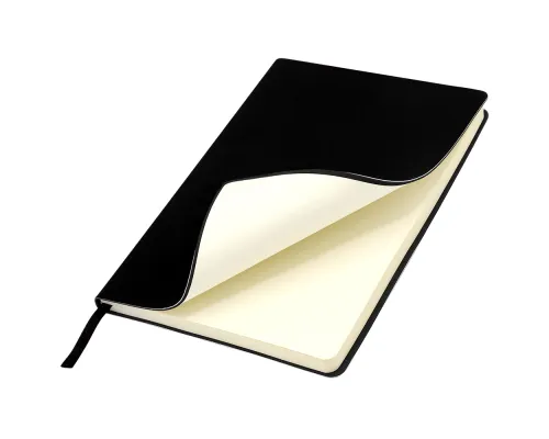 Ежедневник A5 недатированный Simflex в мягком переплёте, чёрный