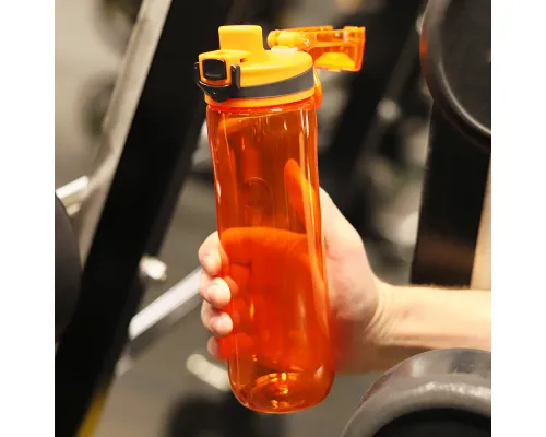 Пластиковая бутылка Verna, оранжевая