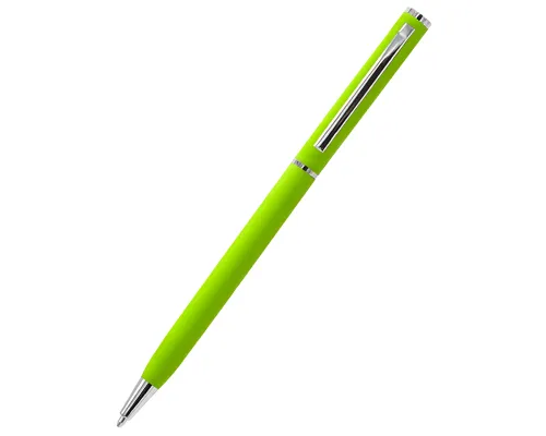 Ручка металлическая Tinny Soft софт-тач, зеленая