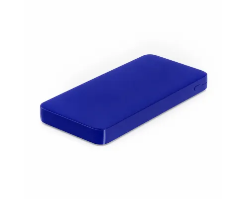 Внешний аккумулятор Polus, 10000 Mah, софт-тач покрытие, синий