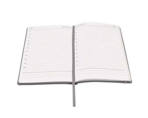 Ежедневник A5 недатированный Dante в мягком переплёте софт-тач, серый