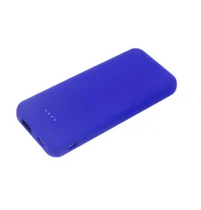 Внешний аккумулятор Arrida 5000mAh, с покрытием Baby skin, синий