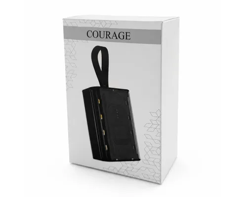 Внешний аккумулятор Courage, 5000 Mah, черный
