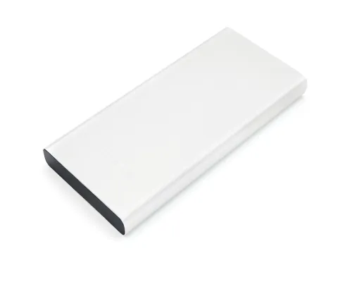 Внешний аккумулятор Höginn в металлическом корпусе, 10000mAh, серый.