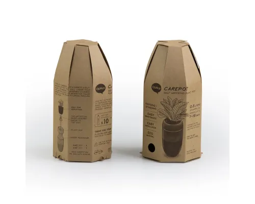 Горшок с крышкой, оранжевый