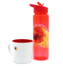 Набор СГОРАЯ САМ, СВЕТИ ДРУГИМ, красный