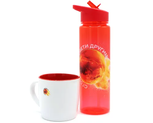 Набор СГОРАЯ САМ, СВЕТИ ДРУГИМ, красный