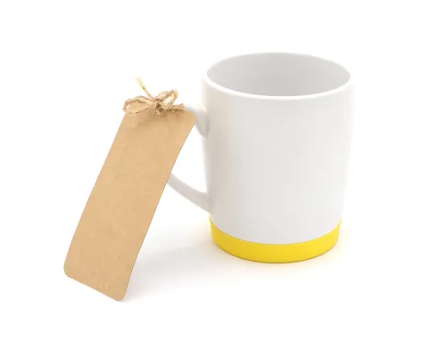 Бирка картонная на верёвке, крафт