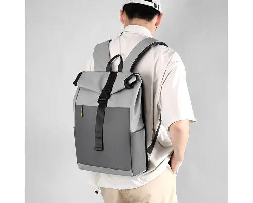 Рюкзак Alvort, серый без кармана для аромасаше