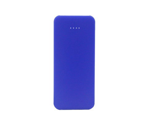 Внешний аккумулятор Arrida 5000mAh, с покрытием Baby skin, синий Внешний аккумулятор Arrida 5000mAh, с покрытием Baby skin, синий