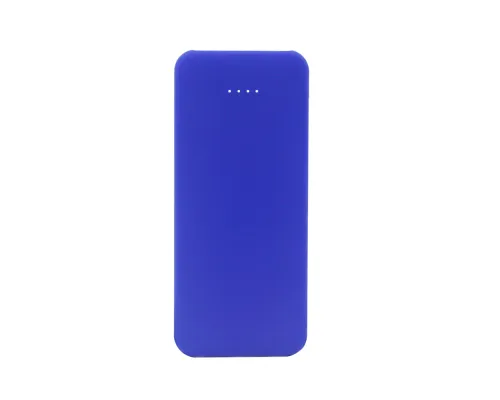Внешний аккумулятор Arrida 5000mAh, с покрытием Baby skin, синий