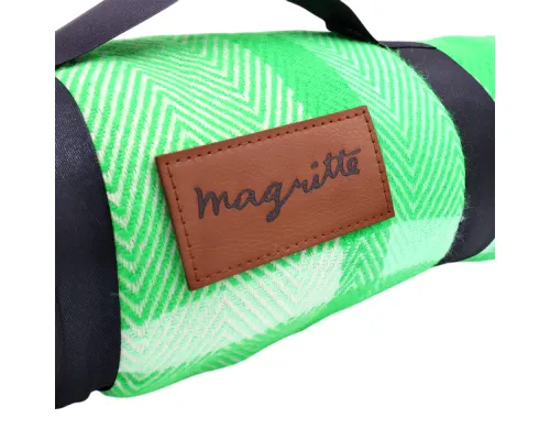 Плед акриловый Glama, зеленый