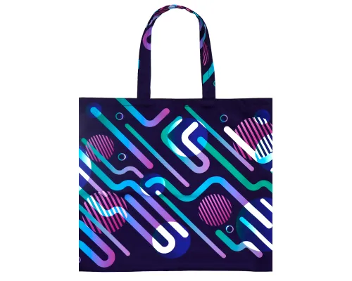 Сумка для покупок Бэгис с полноцветной печатью, длина ручек 50 см