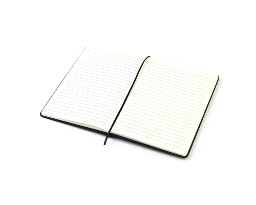 Блокнот A5 Monte в твёрдом переплёте, черный