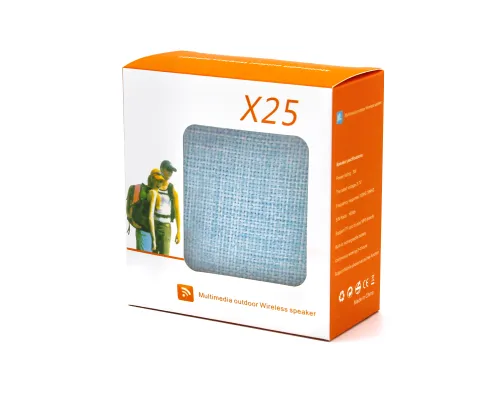 Беспроводная Bluetooth колонка X25 Outdoor (BLTS01), синяя