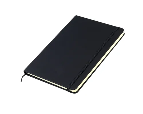Блокнот A5 Monte в твёрдом переплёте, черный