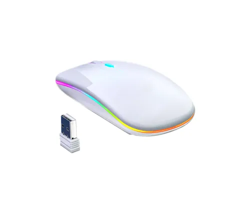 Мышь компьютерная беспроводная Seven, белая