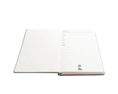 Ежедневник A5 недатированный Franco в мягком переплёте, бутылочно-зеленый