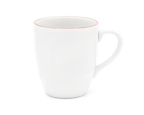 Кружка фарфоровая 300 см3 челси, Палитра (8С1370/1Ф34), Красный