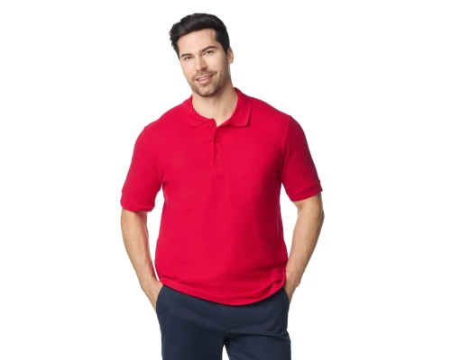 Футболка поло PREMIUM COTTON ADULT DOUBLE PIQUE, КРАСНЫЙ S