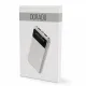 Внешний аккумулятор Dorado 10 000 mAh с фонариком, белый