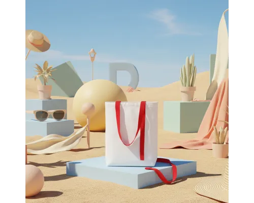 Сумка для покупок TAHOMA 270 г/м², красная