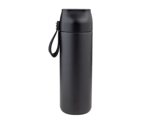 Термобутылка герметичная вакуумная Glory с дисплеем, черный