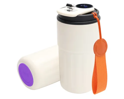 Термокружка Ashly To Go, белая/оранжевая/фиолетовая