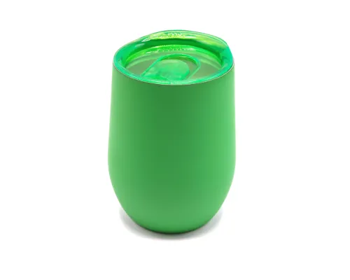 Термокружка с двойной стенкой SOFTO софт-тач, зеленый