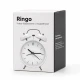 Часы-будильник Ringo с подсветкой, белые