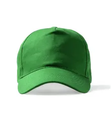 Бейсболка 5-панельная из хлопка FIDES, Папоротниковый