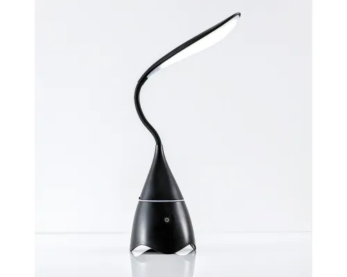 Настольная лампа с колонкой Swanny