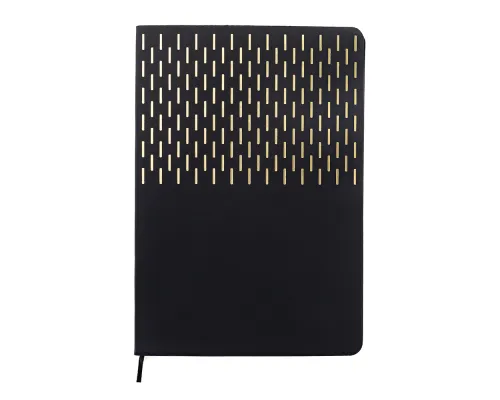 Ежедневник A5 недатированный Esmeralda в мягком переплёте, чёрный с золотистым